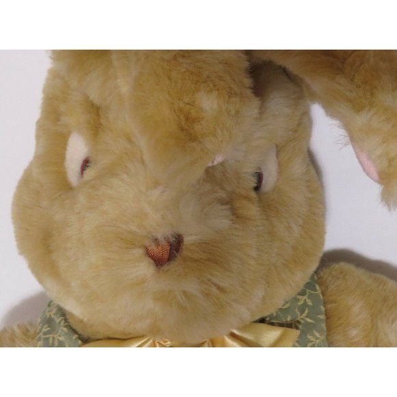 Vintage JCPenney & Golden Bear Company Large Stuffed Bunny Rabbit with Vest - Picture 2 of 4